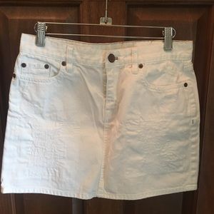 J Crew slightly destructed mini. Never worn!